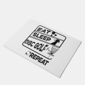 ディスクゴルフ食べススリープリピート ドアマット (アングル)