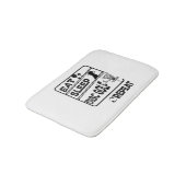 ディスクゴルフ食べススリープリピート バスマット (アングル)