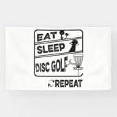 ディスクゴルフ食べススリープリピート 横断幕 (横)