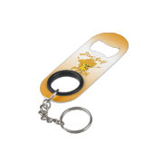 ディスクゴルフ キーホルダー栓抜き (裏面アングル)