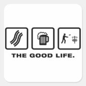 ディスクゴルフ スクエアシール (正面)