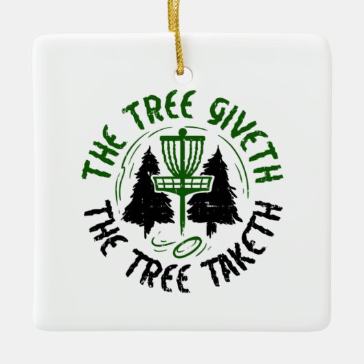 ディスクゴルフ セラミックオーナメント (正面)