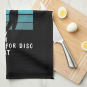 ディスクゴルフ – ディスクゴ遊フのディスク方法 キッチンタオル (四つ折り)