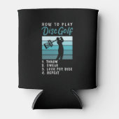 ディスクゴルフ – ディスクゴ遊フのディスク方法 缶クーラー (正面)