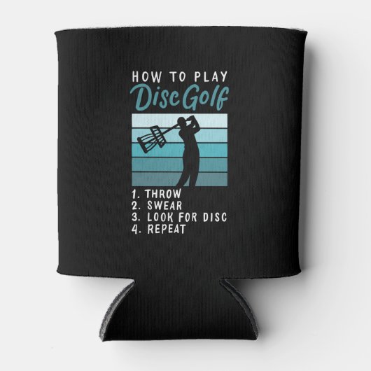 ディスクゴルフ – ディスクゴ遊フのディスク方法 缶クーラー (正面)