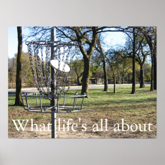 ディスクゴルフ ポスター