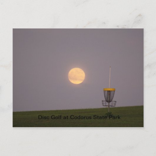 ディスクゴルフ ポストカード (正面)