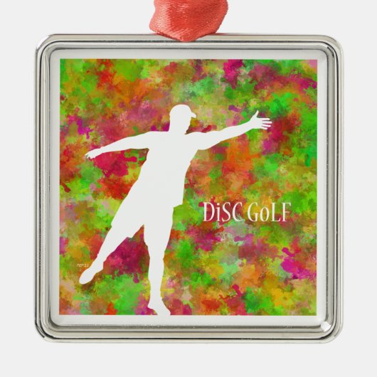 ディスクゴルフ メタルオーナメント (正面)