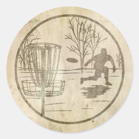 ディスクゴルフ ラウンドシール (正面)