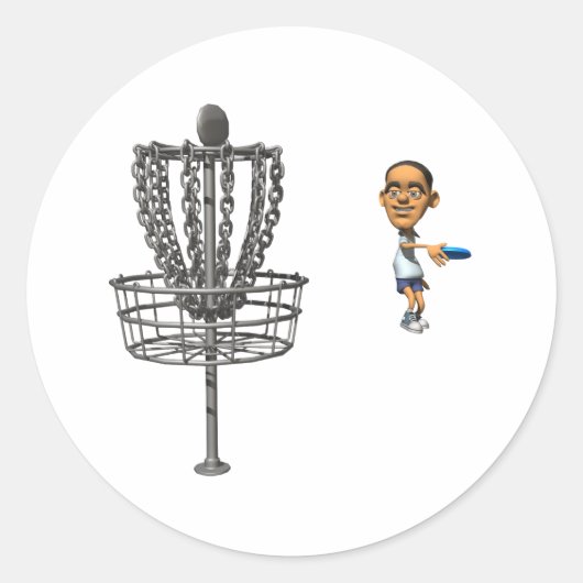 ディスクゴルフ ラウンドシール (正面)