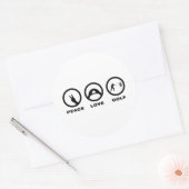 ディスクゴルフ ラウンドシール (封筒)