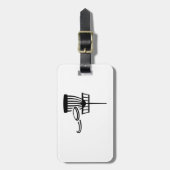 ディスクゴルフ ラゲッジタグ (正面縦)