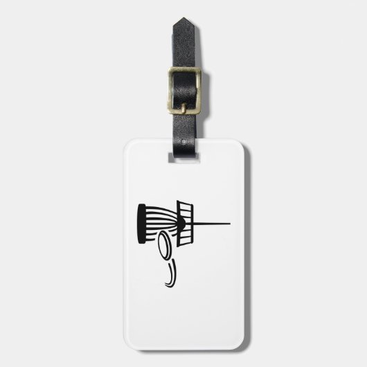 ディスクゴルフ ラゲッジタグ (正面縦)