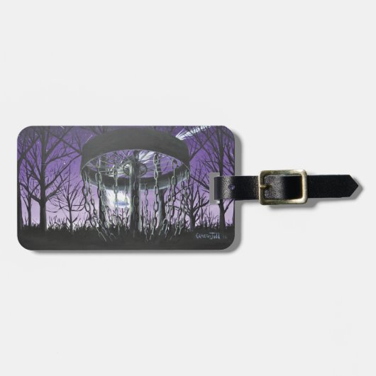 ディスクゴルフ ラゲッジタグ (正面横)