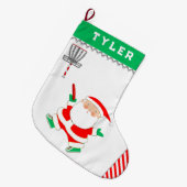 ディスクゴルフ ラージクリスマスストッキング (正面 (吊り時))