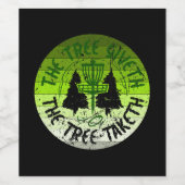 ディスクゴルフ ワインラベル (シングルラベル)