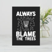 ディスクゴルフ 常に木を責めろ 招待状 (スタンド正面)