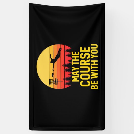 ディスクゴルフ 横断幕 (縦)