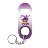 ディスクゴルフ#9 キーホルダー栓抜き (正面)