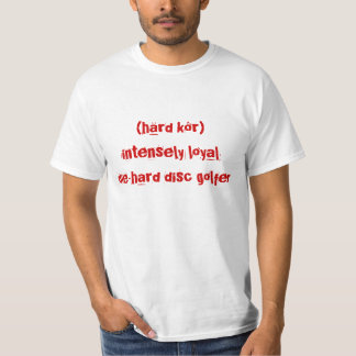 ディスクゴルフ(härdのkôr) tシャツ