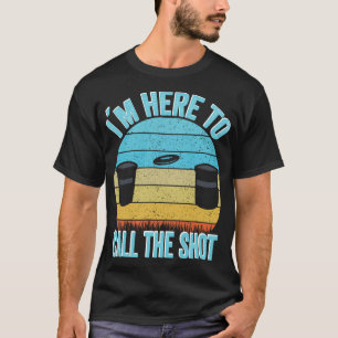 ディスクゴルフ Kanjam 私はショットを呼ぶためにここにいます Can Jam Tシャツ