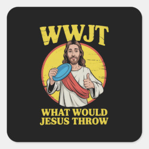 ディスクゴルフ Wwjt イエスはなんのディスクを投げる？ フライングディスク  スクエアシール