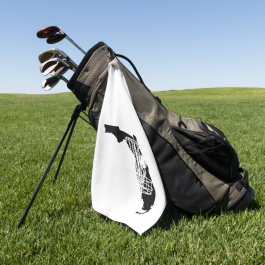 ディスクゴルフFlorida – あなたのディスクゴルフバッグのためのタオル。 ゴルフタオル (グリーン)