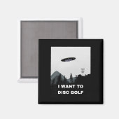 ディスクゴルフUFO マグネット (正面/裏面)