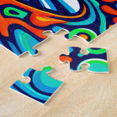 ディスクサイケデリックスクゴルフ場 ジグソーパズル (側面)