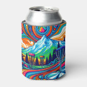 ディスクサイケデリックスクゴルフ場 缶クーラー (缶正面)