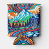 ディスクサイケデリックスクゴルフ場 缶クーラー (正面)