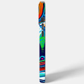 ディスクサイケデリックスクゴルフ場 Case-Mate iPhoneケース (裏面 / 左)