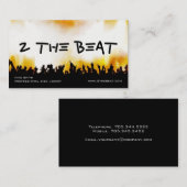 ディスクジョッキーの名刺 名刺 (正面/裏面)