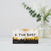 ディスクジョッキーの名刺 名刺 (スタンド正面)