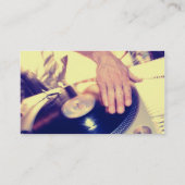 ディスクジョッキーの名刺 名刺 (裏面)