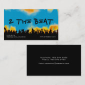 ディスクジョッキーの名刺 名刺 (正面/裏面)