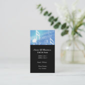 ディスクジョッキーの名刺 名刺 (スタンド正面)