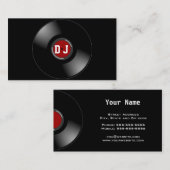 ディスクジョッキー 名刺 (正面/裏面)