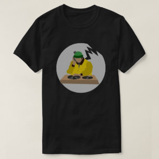 ディスクジョッキーDJ Tシャツ