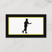 ディスクパーソナライズされたスクゴルフショップビジネス 名刺 (裏面)