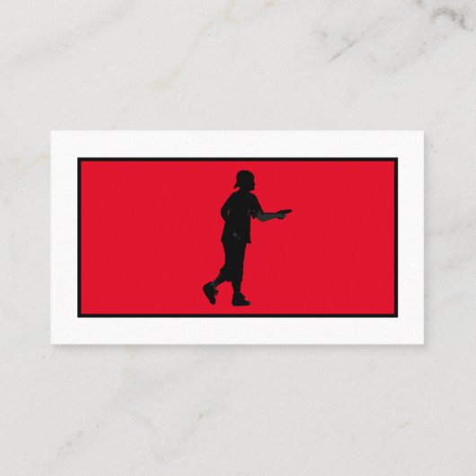 ディスクパーソナライズされたスクゴルフショップビジネス 名刺 (裏面)