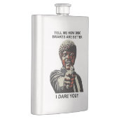 ディスクブレーキの良さを教える フラスク (右)