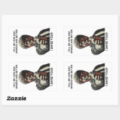 ディスクブレーキの良さを教える 長方形シール (シート)