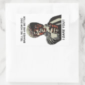 ディスクブレーキの良さを教える 長方形シール (バッグ)