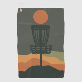 ディスクミニマルゴルフバスケットディスクタオル ゴルフタオル