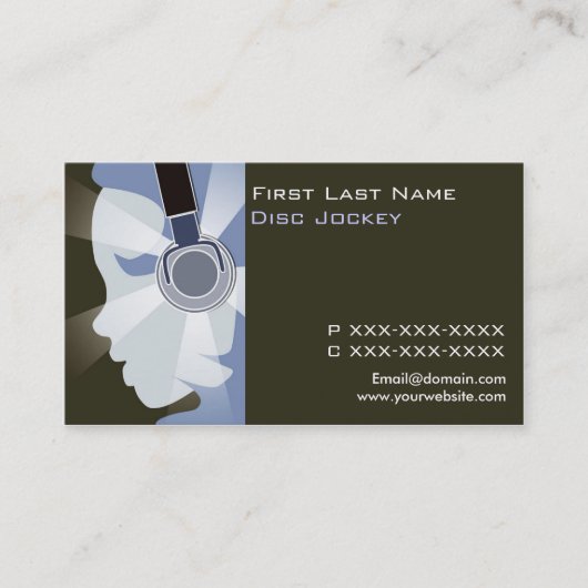 ディスクモダンジョッキーの名刺 名刺 (正面)