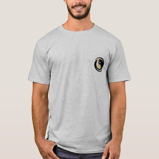 ディスク犬の調和 Tシャツ (正面)