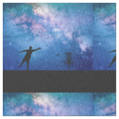 ディスク金ゴールド星 ファブリック (クローズアップ)