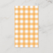 ディスコかぼちゃパッチベビーシャワーブックベビー エンクロージャーカード (裏面)