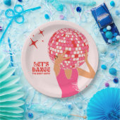 ディスコが夜を踊ろう遠くに ペーパープレート (パーティー)